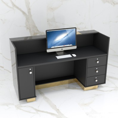 Lada recepcyjna Stone Design Noir Gold Comfort - 180 cm szerokości